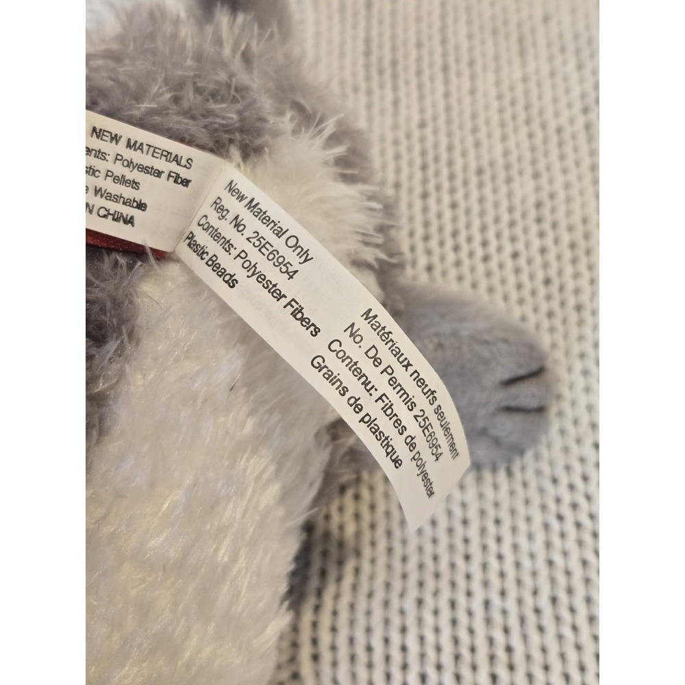 Douglas Cuddle Toys Gray Mouse Plush Stuffed Animal White Belly Long Tail 11" - Picture 7 of 11